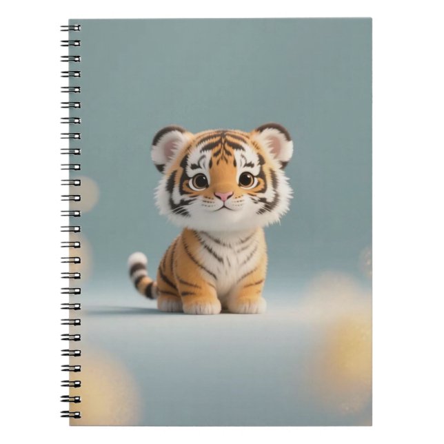 Tiger Unge Dream Journal Anteckningsbok (Framsidan)