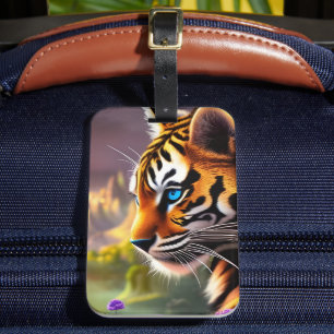 Tiger Unge, Lila blommor Bagagebricka
