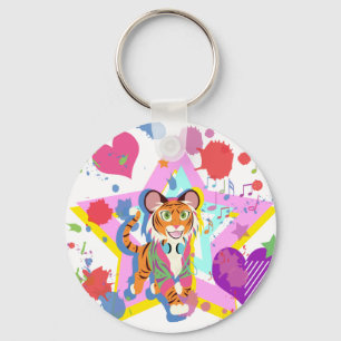 Tiger Unge Nyckelring