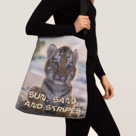 Tiger Unge "SOL, SAND OCH RAND"-båge Axelväska