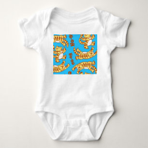 Tiger Unge Tecknad: Lustigt sömlöst. T Shirt
