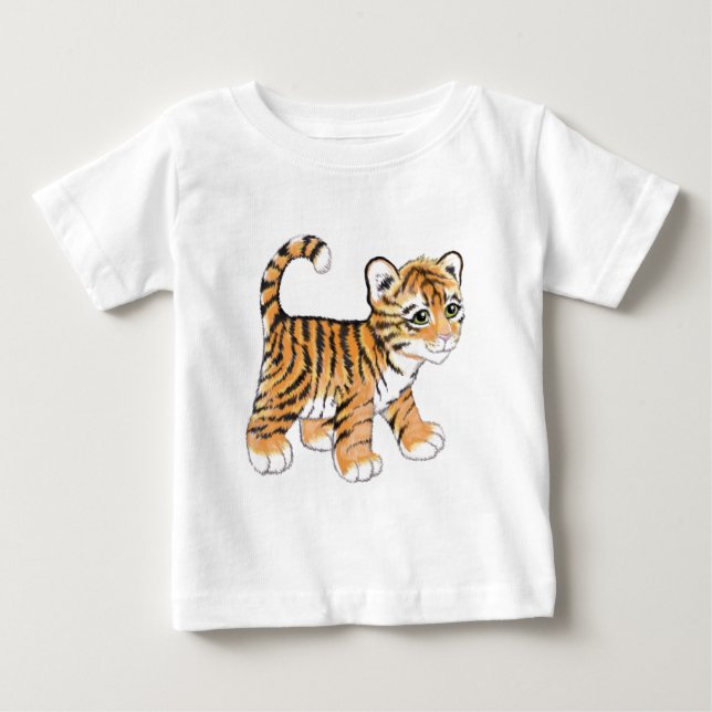 Tiger Unge Tee Shirt (Framsida)