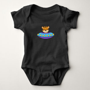 Tiger Universe UFO i Space Spacesship T Shirt