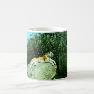 Tiger-uppmjukning Kaffemugg