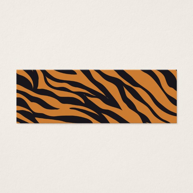Tiger-utskrift Litet Visitkort (Framsidan)