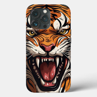 Tiger-utskrivet iPhone/iPad-fall