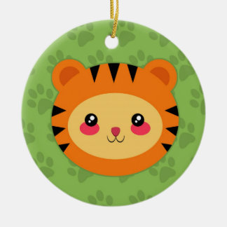 TIGER - utsmyckning Julgransprydnad Keramik