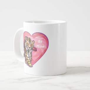 Tiger Valentindagen Jumbo Mugg