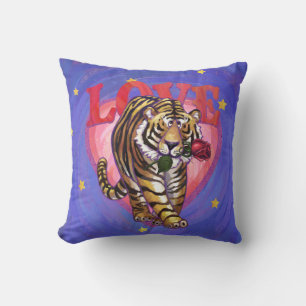 Tiger Valentindagen Kudde