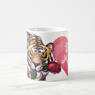 Tiger Valentindagen Magisk Mugg