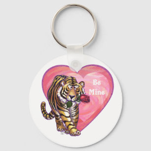 Tiger Valentindagen Nyckelring