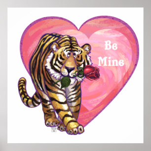 Tiger Valentindagen Poster