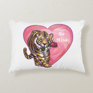 Tiger Valentindagen Prydnadskudde