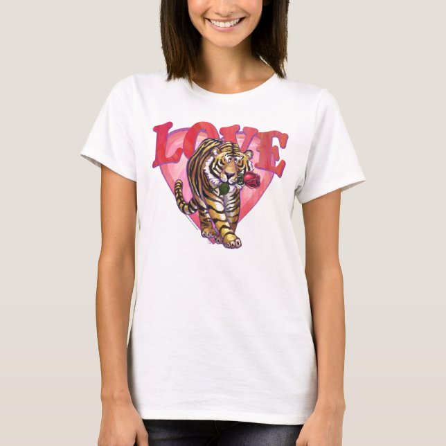 Tiger Valentindagen Tee (Framsida)
