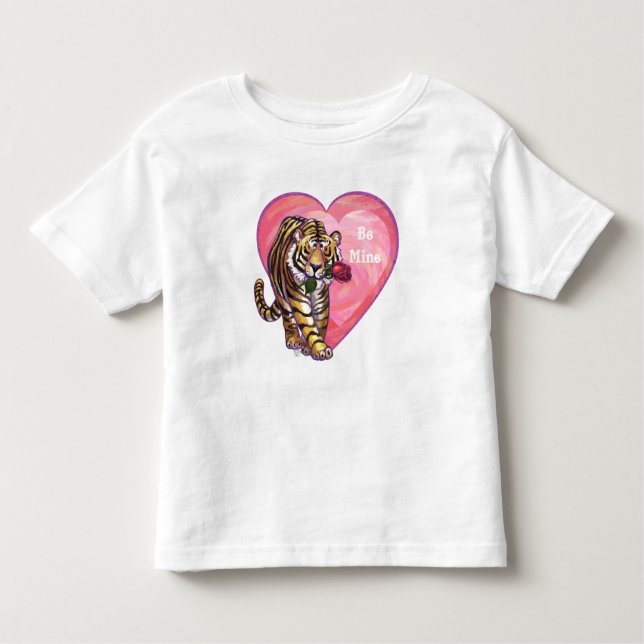 Tiger Valentindagen Tee (Framsida)