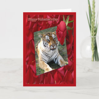 Tiger Valentine Card Helgkort