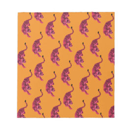 Tiger - Vibrant Pink Anteckningsblock