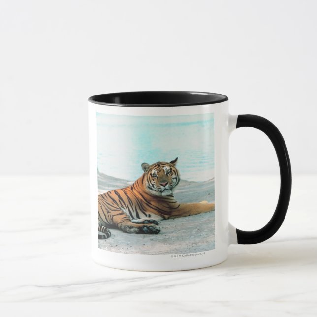 Tiger vid floden mugg (Höger)