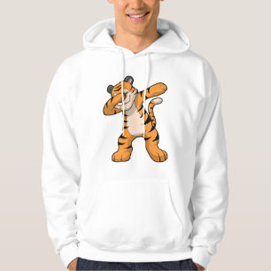 Tiger vid Hip hop Dance Dab Hoodie