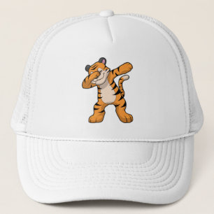 Tiger vid Hip hop Dance Dab Keps
