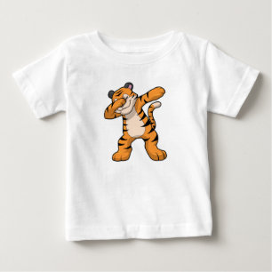 Tiger vid Hip hop Dance Dab T Shirt