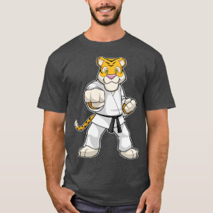 Tiger vid martialkonsten Karate 2 T Shirt