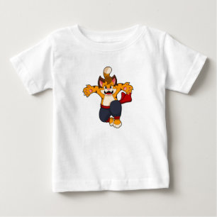 Tiger vid martialkonsten Karate T Shirt