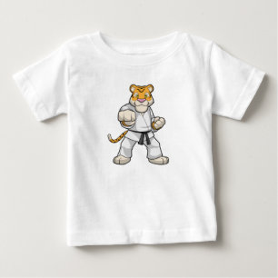 Tiger vid martialkonsten Karate T Shirt