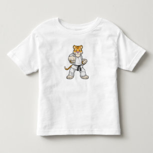 Tiger vid martialkonsten Karate T Shirt