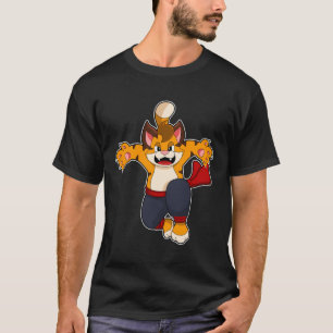 Tiger vid martialkonsten Karate T Shirt