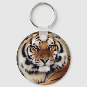 Tiger vid Psyco Nyckelring