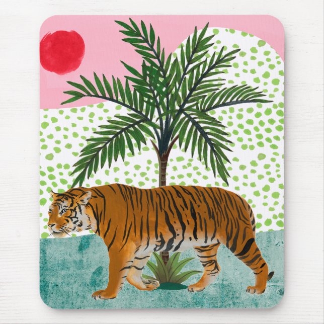 Tiger vid Sunrise Musmatta (Framsidan)