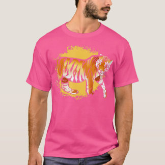Tiger Vild Animal Wildlife Wilderness Safari Afric T Shirt