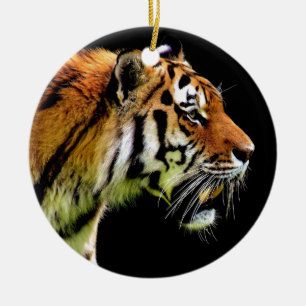 Tiger - Vild Djurverk Julgransprydnad Keramik