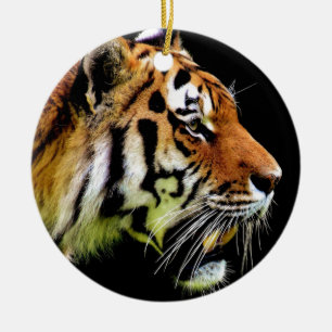 Tiger - Vild Djurverk Julgransprydnad Keramik
