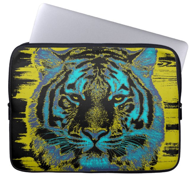 Tiger Vintage Laptop Fodral (Framsidan)