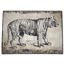 Tiger Vintage Wildlife Grunge Decorative