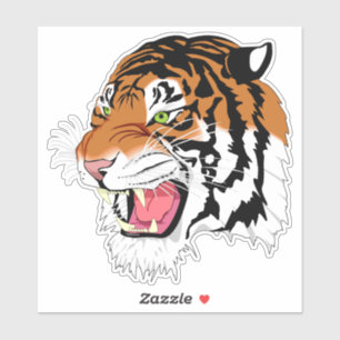 Tiger Vinyl Sticker Klistermärken