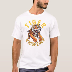 Tiger viskare, vild djur t shirt