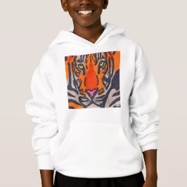 Tiger (vit) - Pojktröja T Shirt
