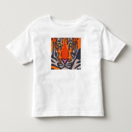 Tiger (vit) - Småbarns T-Shirt