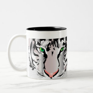 TIGER-VITE/GRÅTT MUGG