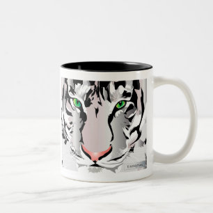 TIGER-VITE/GRÅTT MUGG