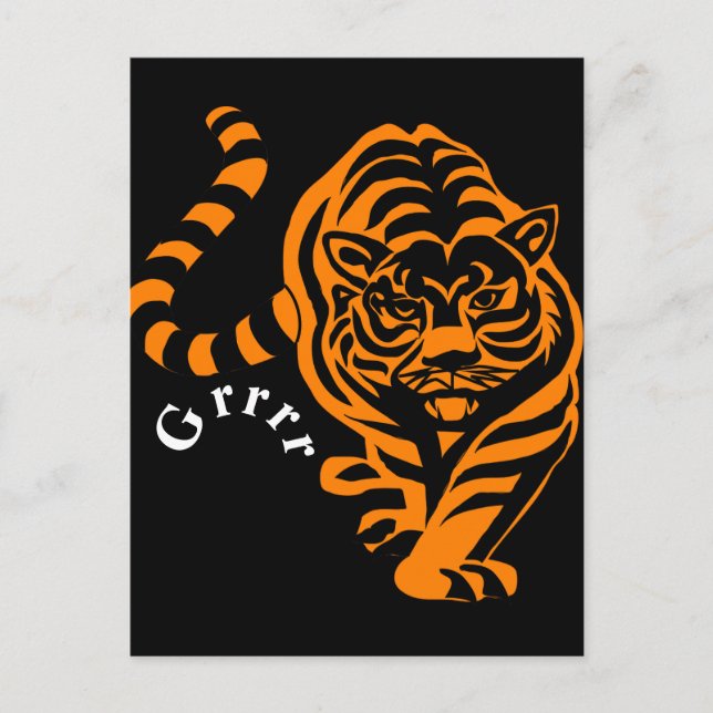 Tiger Vykort (Framsida)