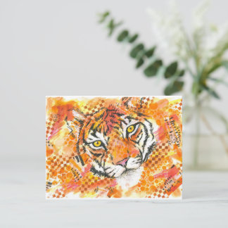 tiger vykort