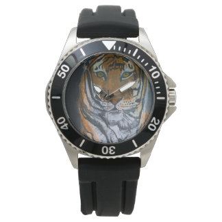 TIGER WATCH DESIGN BY ARTIST PAULA REILLY ARMBANDSUR