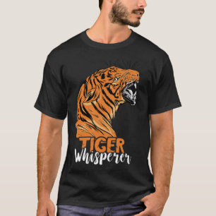 Tiger Whisperer Bengal Tiger Ansikte Vild Tiger Ög T Shirt