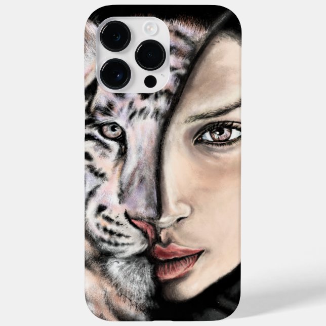Tiger Woman iphone case (Baksida)