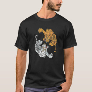 Tiger Yin Yang Rovdjurskatt King Tiger Sibirisk Ti T Shirt