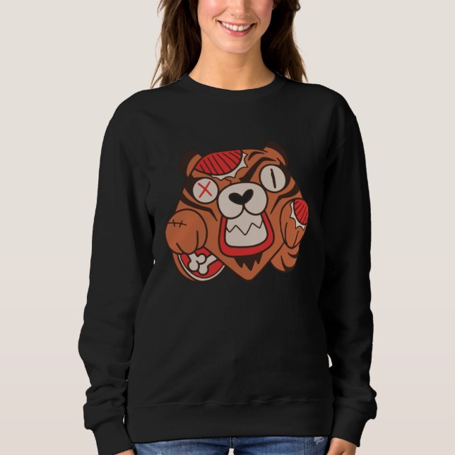 Tiger zombie död t shirt (Framsida)
